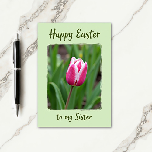 Lovely Flower Framed Greeting Card