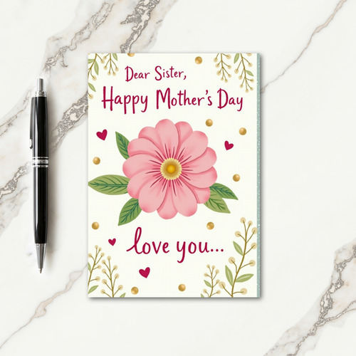 Lovely Flower Mothers Day Card