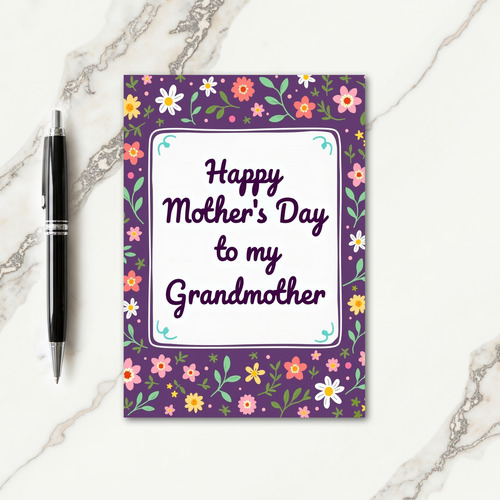 Lovely Grandmothers Day Card