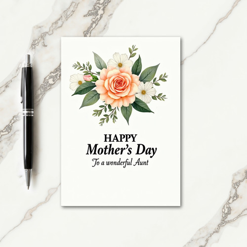 Lovely Green Mothers Day Card