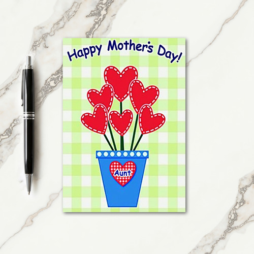 Lovely Hearts Mothers Day Card