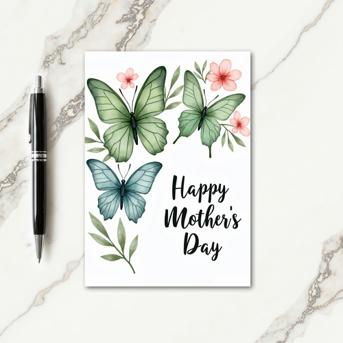 Lovely Insects Message Card