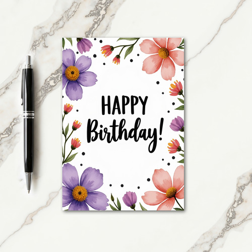 Lovely Lavender Birthday Card