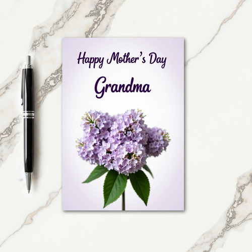 Lovely Lavender Mothers Day Card