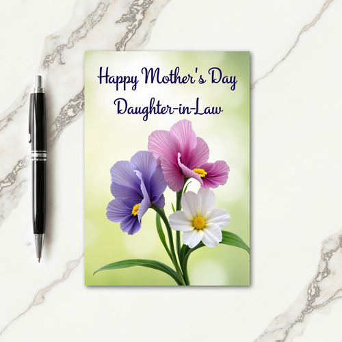 Lovely Magenta Flower Card