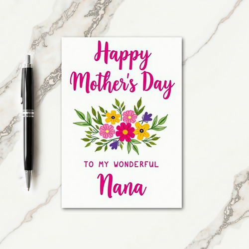 Lovely Mom Vibrant Blooms Card