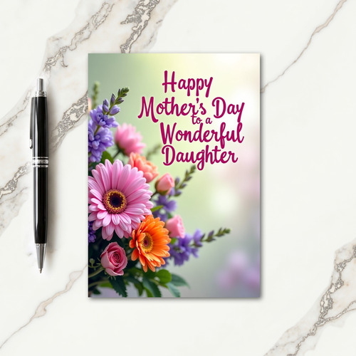 Lovely Moms Daughter Day Card