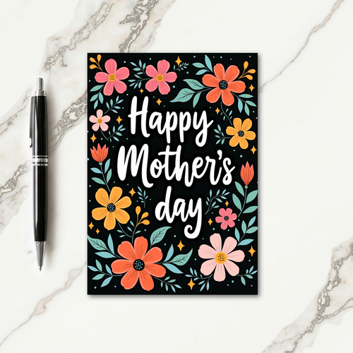 Lovely Moms Day Design Card