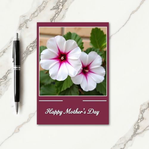 Lovely Moms Day Petals Card