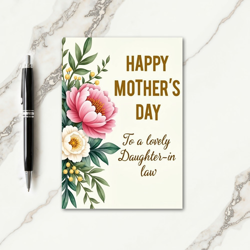 Lovely Moms Day Picture Card