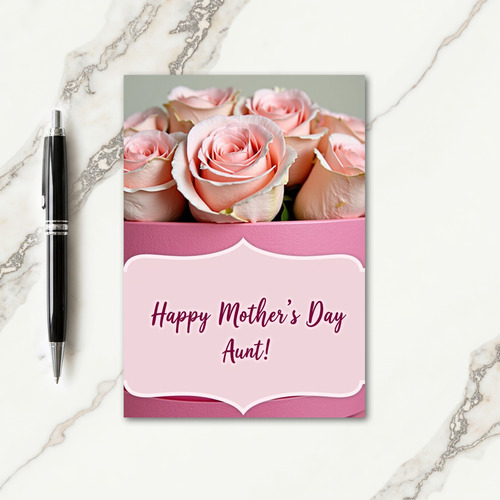 Lovely Moms Magenta Day Card
