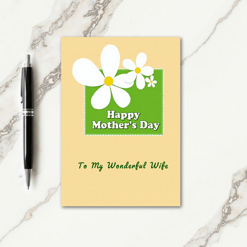 Lovely Mothers Day Art Design Card