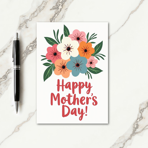 Lovely Mothers Day Bunch Card