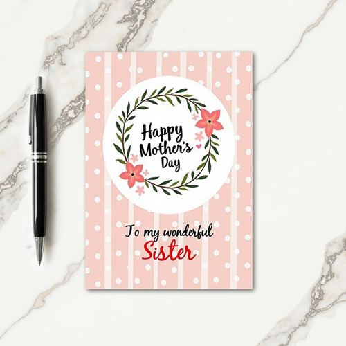 Lovely Mothers Day Emblem Card