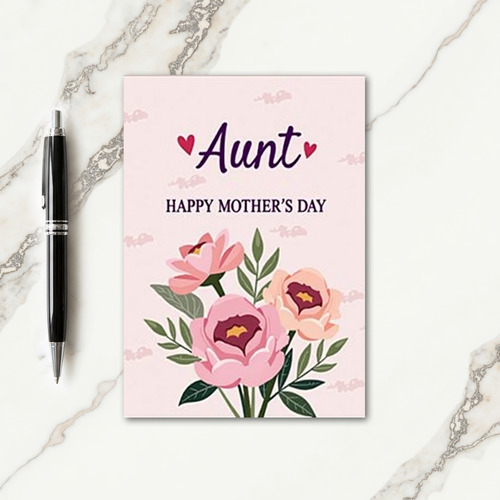Lovely Mothers Day Hearts Card