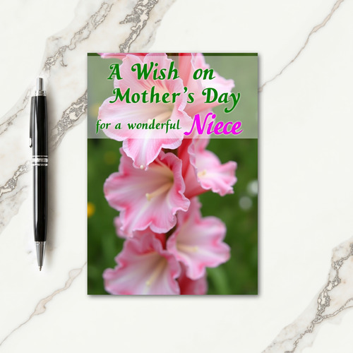 Lovely Mothers Day Niece Card