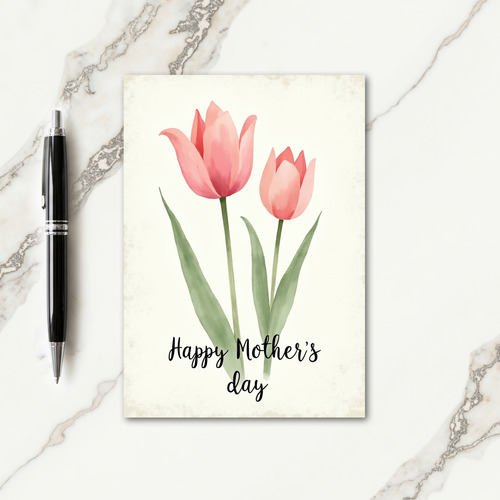 Lovely Mothers Day Painted Card