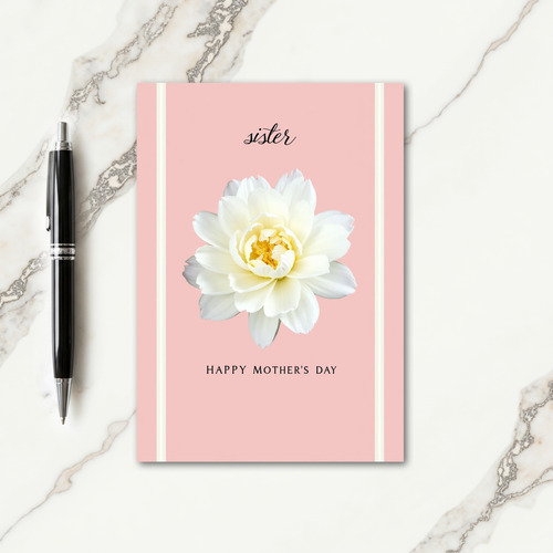 Lovely Mothers Day Peony Card