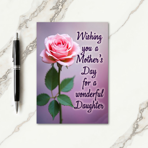 Lovely Mothers Day Petals Card