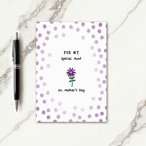 Lovely Mothers Day Polka Dot Card