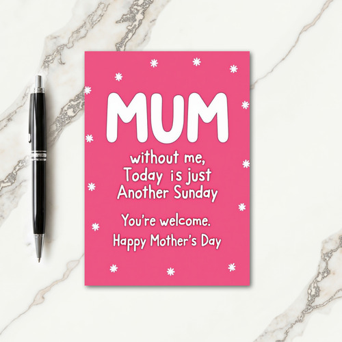 Lovely Mothers Day Star Card