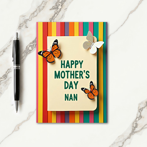 Lovely Nan Mothers Day Card