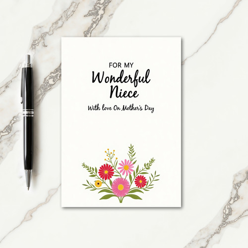 Lovely Niece Message Card