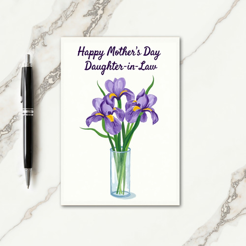 Lovely Purple Blossom Card