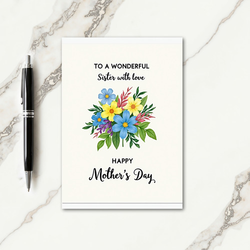 Lovely Sister Mothers Day Card