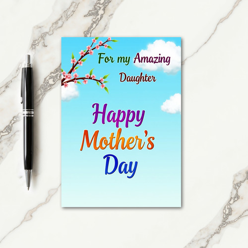 Lovely Sky Mothers Day Card