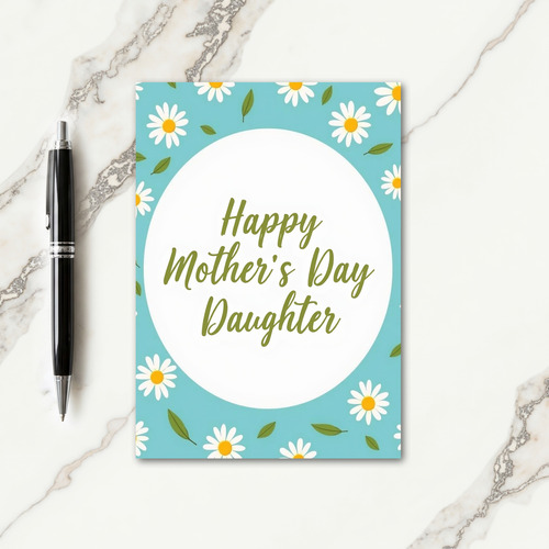 Lovely Teal Mothers Day Card