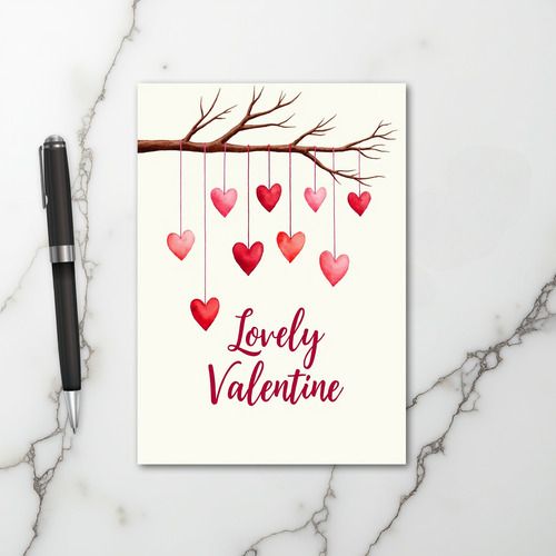Lovely Valentine Hearts Card