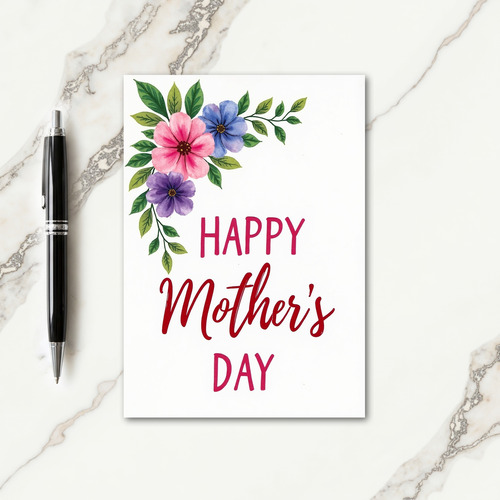 Lovely Watercolor Mother Card