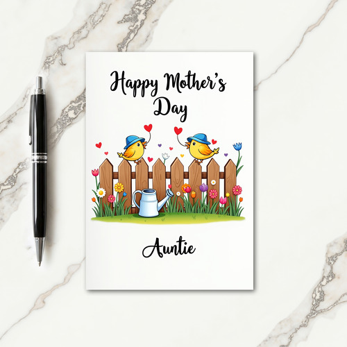 Lovely Watering Can Mothers Card