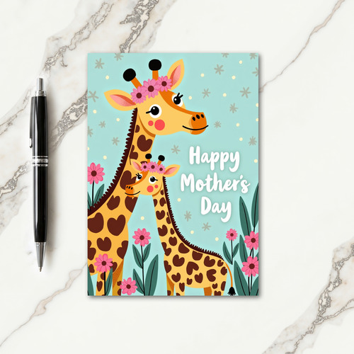 Loving Animal Family Card