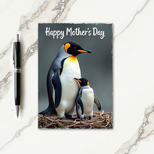 Loving Aquatic Birds Moms Day Card