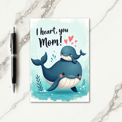Loving Aquatic Family Day Card