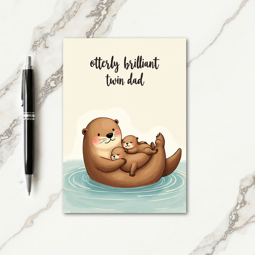 Loving Aquatic Fathers Day Card