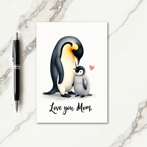 Loving Arctic Mom Mothers Day Card