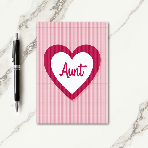 Loving Aunt Mothers Day Design Card