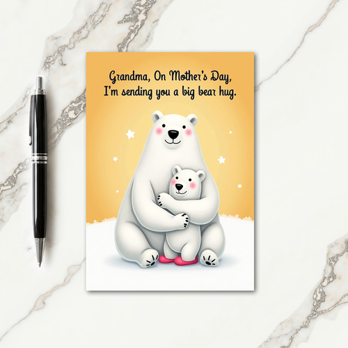 Loving Bear Family Moment Card