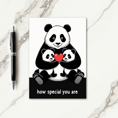 Loving Bear Family Mothers Day Card