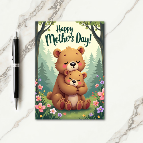 Loving Bear Mothers Day Card