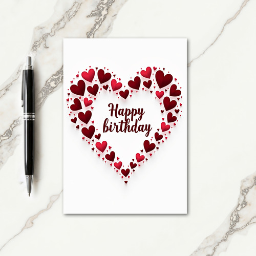 Loving Birthday Heart Card
