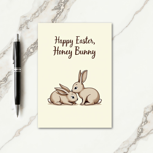 Loving Bunnies Friendship Card