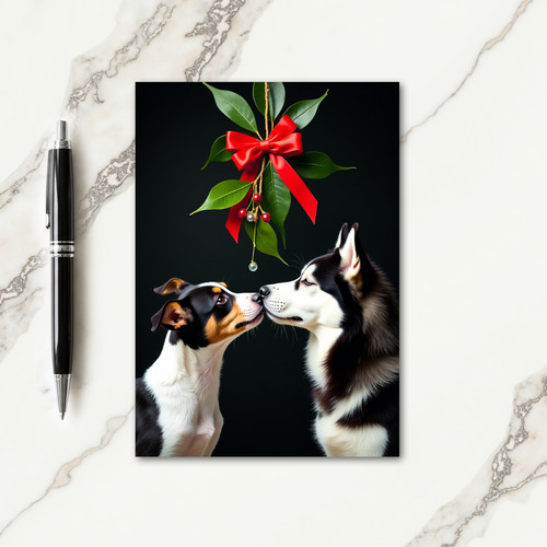 Loving Canine Christmas Card