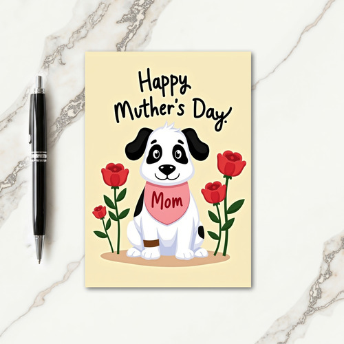 Loving Canine Mothers Day Card