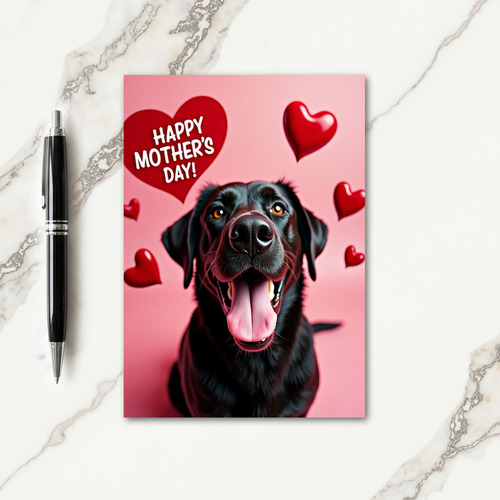 Loving Canine Portrait Card