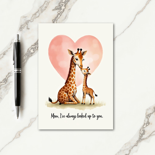 Loving Caramel Creature Mothers Day Card