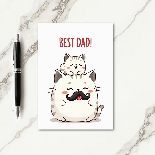 Loving Cats Fathers Day Card